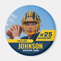 Football Player Senior Night Custom Photo Sports