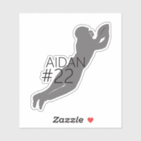Football Player Silhouette Custom
