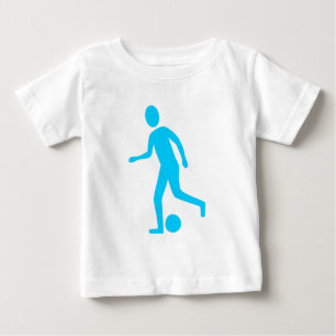 Football Player - Sky Blue Baby T-Shirt