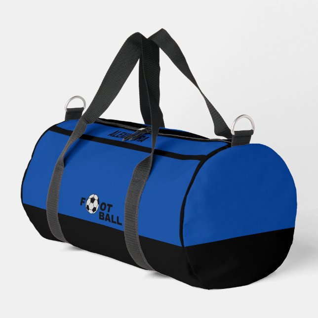 Football Player, Team, Birthday Gift    Duffle Bag (Left Corner)