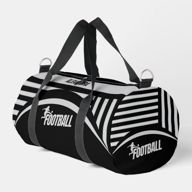 Football Player, Team, Birthday Gift    Duffle Bag (Left Corner)