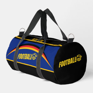 Football Player, Team, Birthday Gift, German Flag Duffle Bag