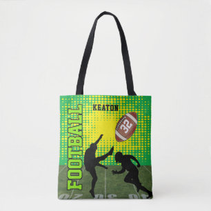 Football Player Tote Bag