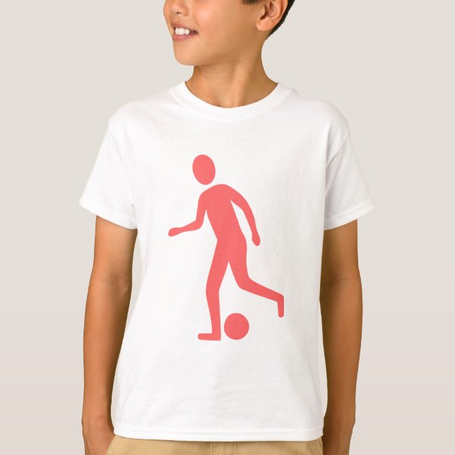 Football Player - Tropical Pink T-Shirt (Front)