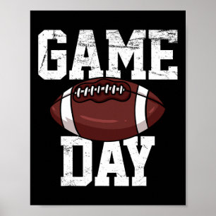 Football Player Vintage Poster