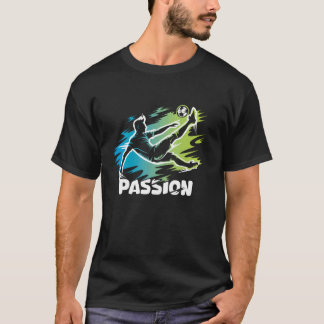 Football Player with Passion - Dynamic Drop Retrac T-Shirt