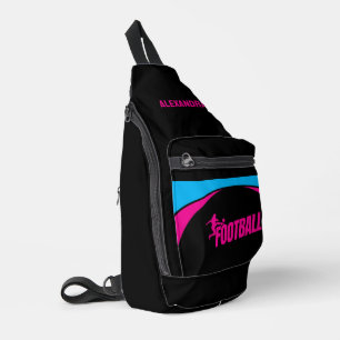 Football Player Women, Girl Birthday Gift Sling Bag
