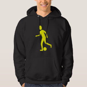 Football Player - Yellow Hoodie