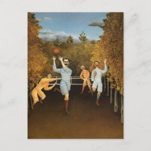 Football Players by Henri Rousseau Postcard
