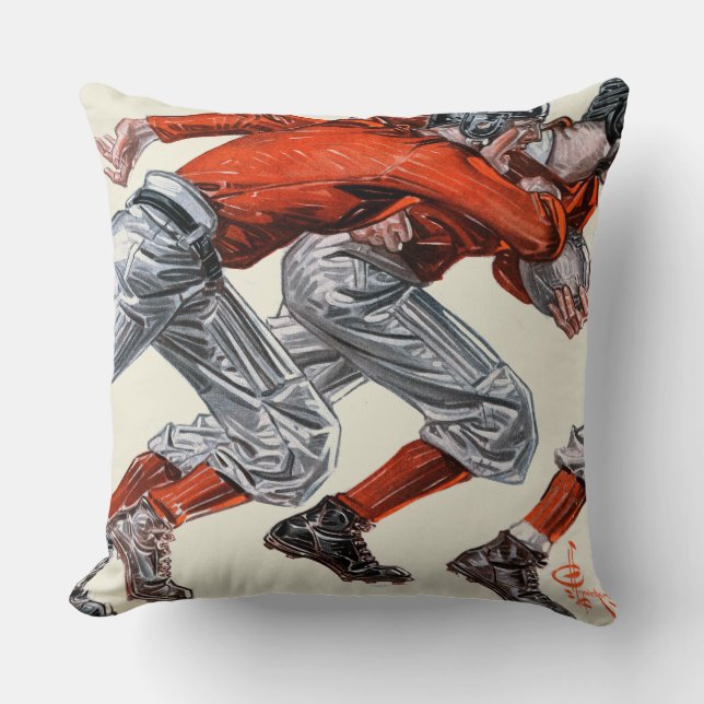 Football Players Cushion (Front)