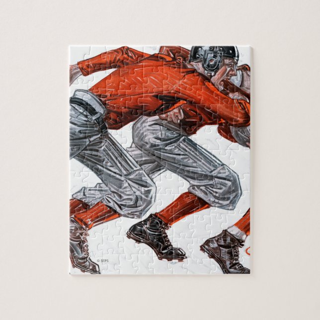 Football Players Jigsaw Puzzle (Vertical)