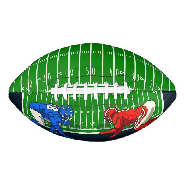 Football Players on Field (Front)