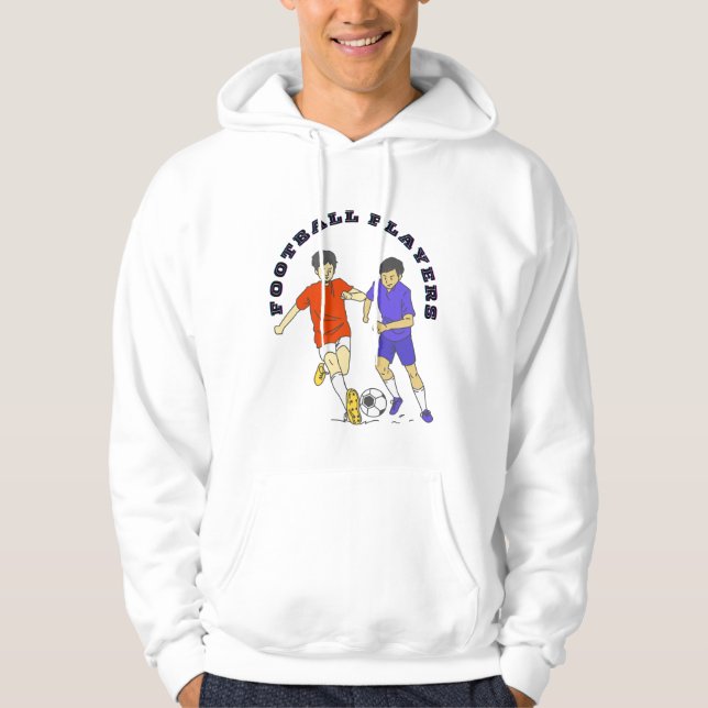 Football Players – Street Match Vibes Hoodie (Front)