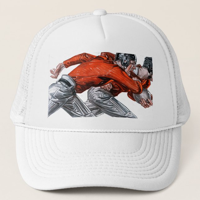 Football Players Trucker Hat (Front)