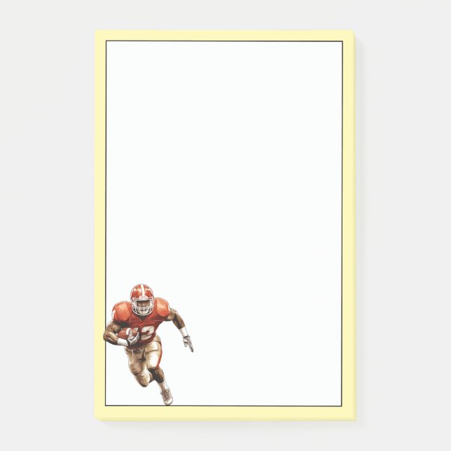 Football  post-it notes (Front)