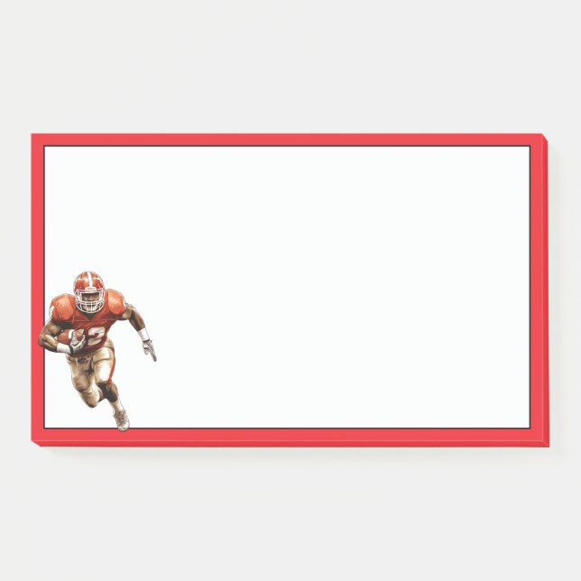 Football  post-it notes (Front)