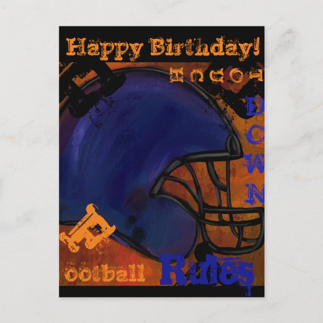 FOOTBALL POSTCARD (Front)