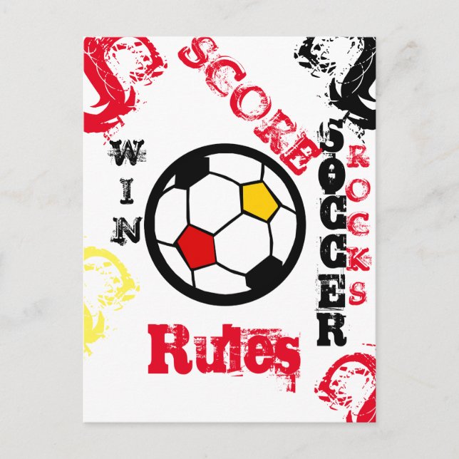 FOOTBALL POSTCARD (Front)