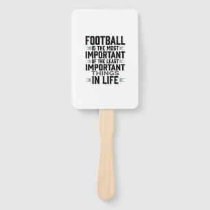 Football Quote Vintage Typography Shirt Design_1 Hand Fan
