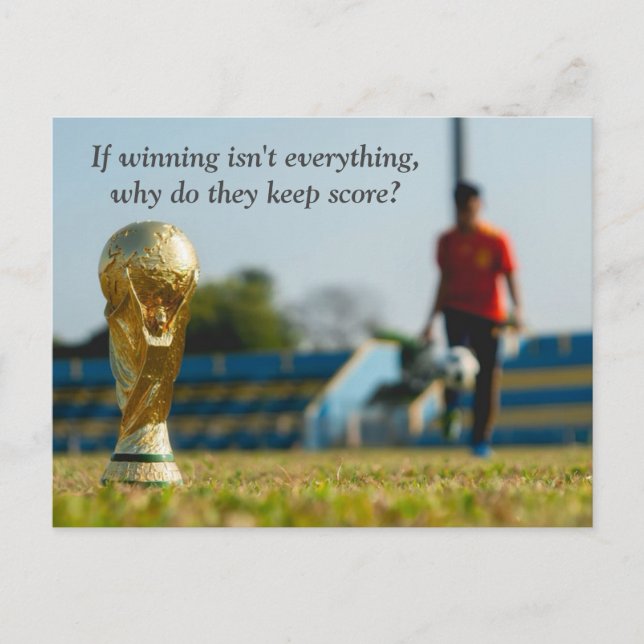 Football Quotes Postcard (Front)