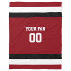 Football Red & Black Personalised