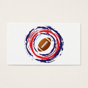Football Red Blue And White
