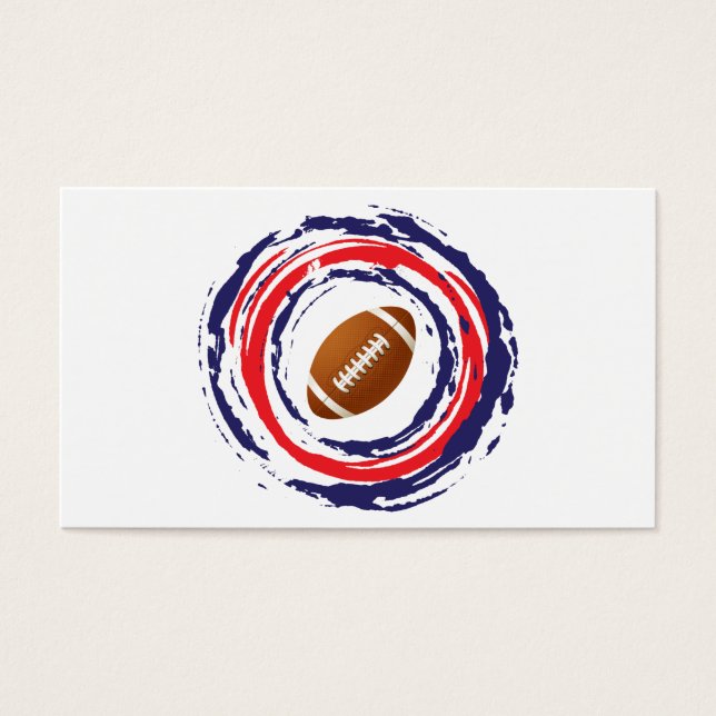 Football Red Blue And White (Front)
