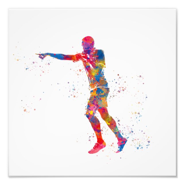 Football referee photo print (Front)
