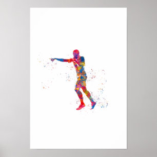 Football referee poster