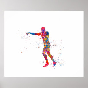 Football referee poster