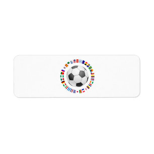FOOTBALL RETURN ADDRESS LABEL