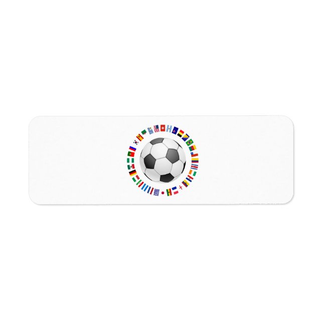 FOOTBALL RETURN ADDRESS LABEL (Front)