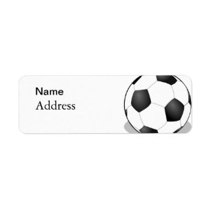 Football Return Address Label