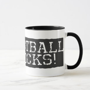 Football Rocks Red Mug