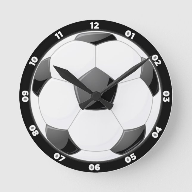 Football Round Clock (Front)