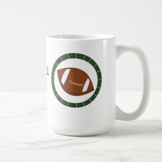Football Rules Coffee Mug (Right)