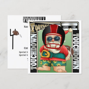 Football Santa Invitation