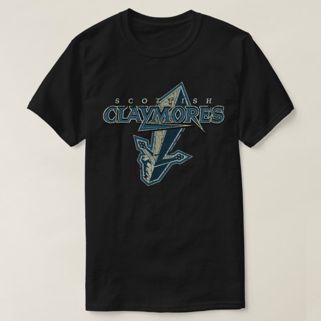 Football Scottish Claymores 1995  T-Shirt (Design Front)