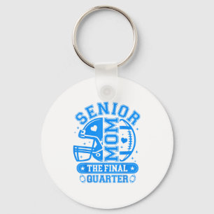 Football Senior Mom 2026 The Final Quarter Team Bl Key Ring