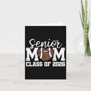 Football Senior Mum Cl Of 2026 Graduate Senior Mam Card