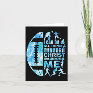 Football-shirt Christian Women Boys Men Christ Rel Card
