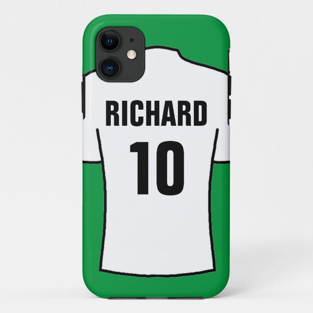 Football Shirt in White Case-Mate iPhone Case (Back)