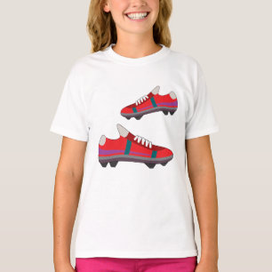 Football Shoes Girls T-Shirt