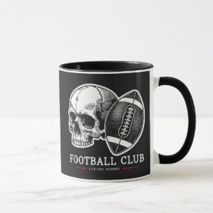 Football Skeleton Football Club Lifetime Member Mug