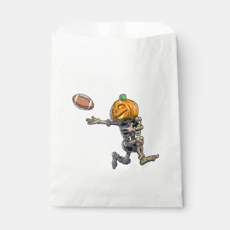 Football Skeleton Halloween Men Boys Football Hall Favour Bag