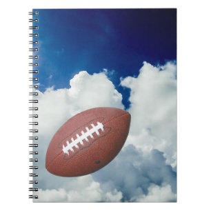 Football, Sky, Clouds Notebook