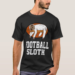 Football Sloth Football Player Sloth Lover T-Shirt
