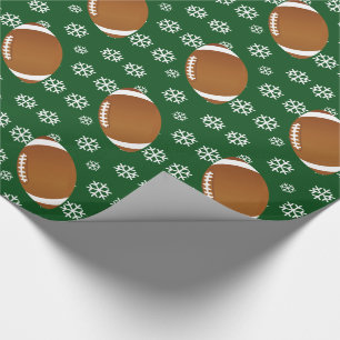 Football SnowFlake Wrapping paper. Paper
