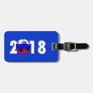 FOOTBALL SOCCER 2018 LUGGAGE TAG