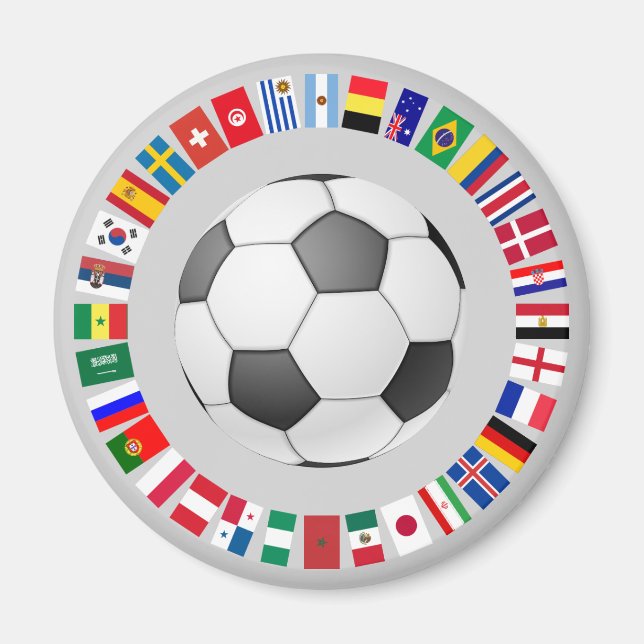 FOOTBALL SOCCER  2018 MAGNET (Front)
